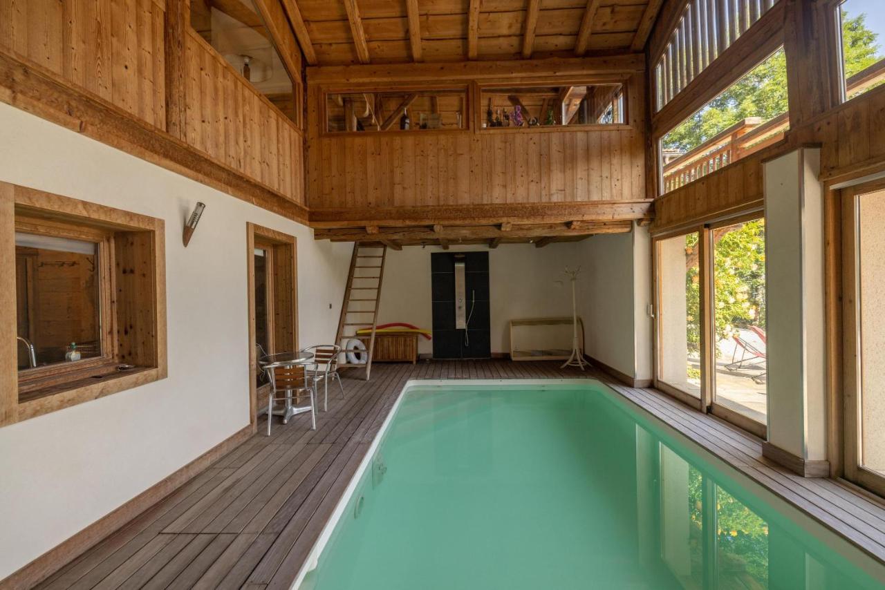 圣热尔韦莱班Ferme De Faustine 1 - Piscine公寓 外观 照片